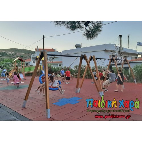 Εκσυγχρονισμός παιδικής χαράς με δάπεδο ασφαλείας EPDM στα Καρδάμυλα Δήμου Χίου (ΒΙΝΤΕΟ)